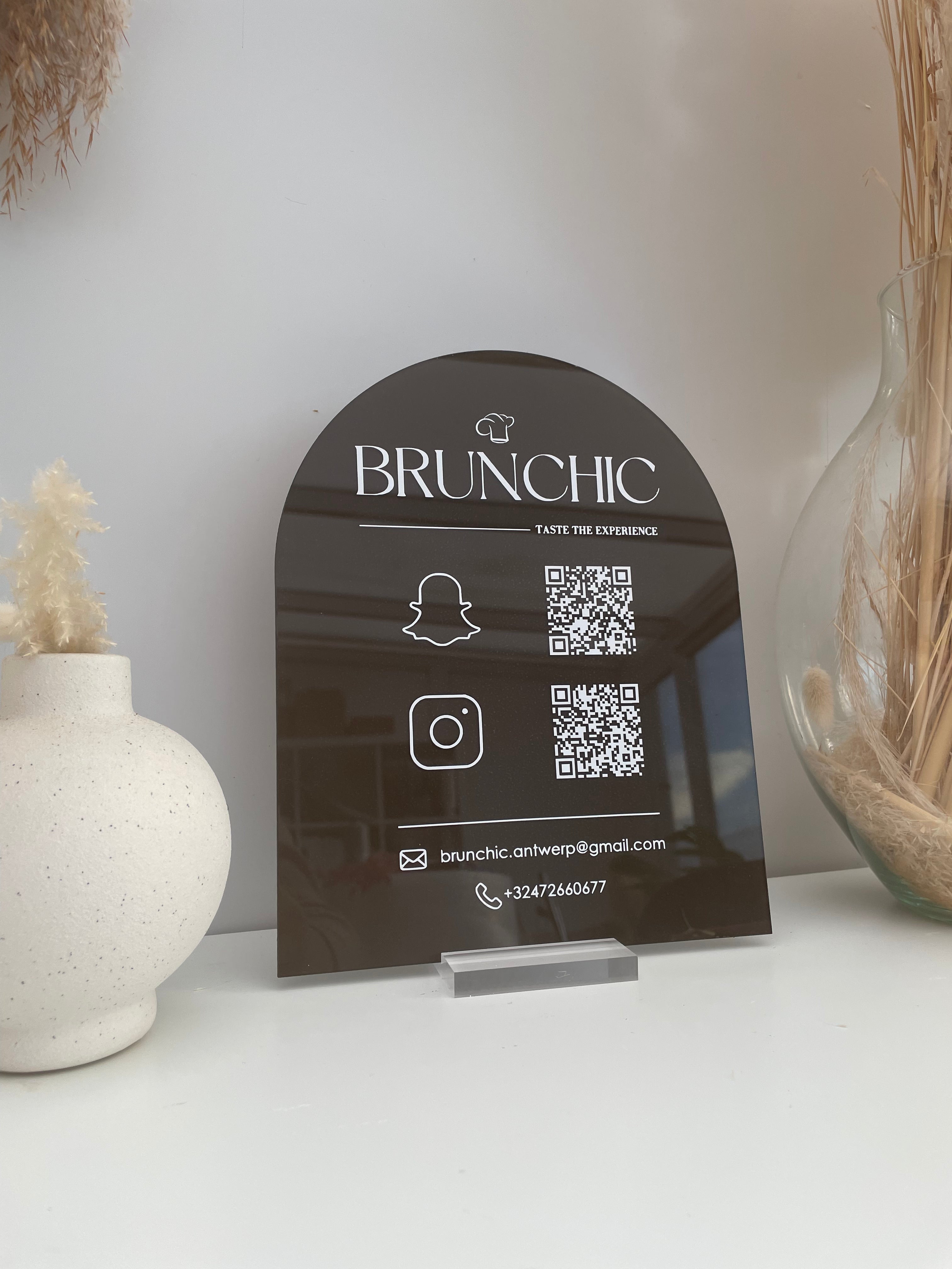 Plexiglass arche 20x25cm personnalisable